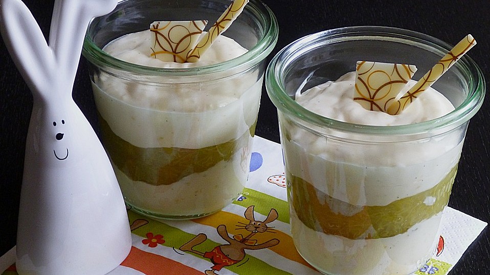 Vanillecreme auf Rhabarberkompott von dashonigkuchenpferd Vanillecreme auf Rhabarberkompott von dashonigkuchenpferd