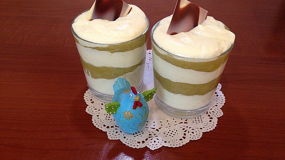 Vanillecreme auf Rhabarberkompott von dashonigkuchenpferd Vanillecreme auf Rhabarberkompott von dashonigkuchenpferd