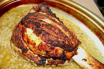Kalbshaxe An Knoblauch Zitronen Marinade Chefkoch 