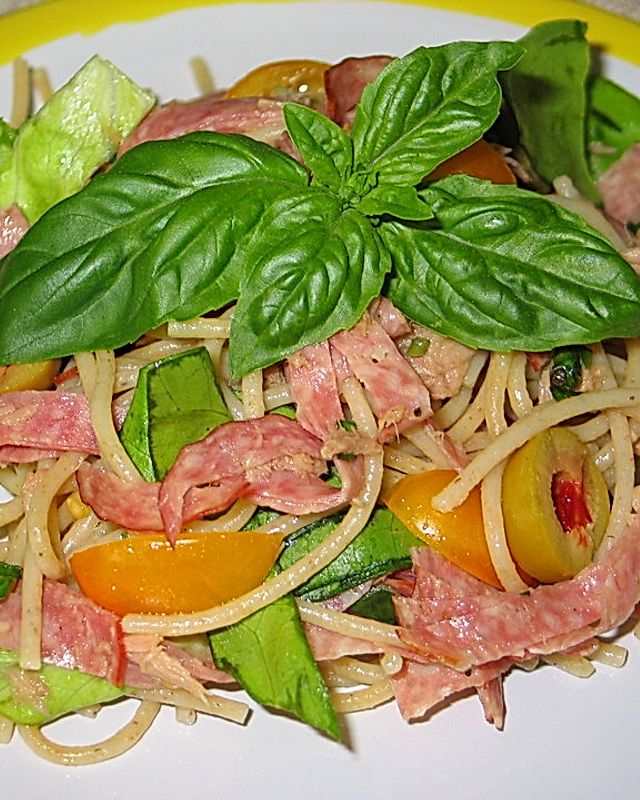 Spagettisalat italienische Art