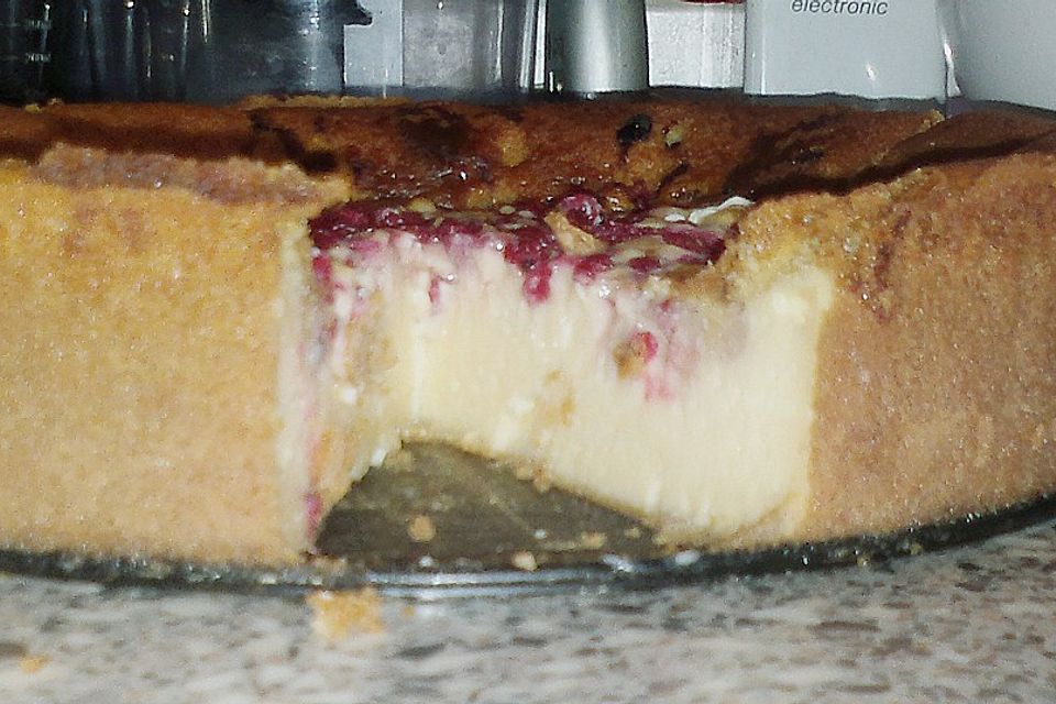 Joghurt - Käsekuchen mit Johannisbeeren