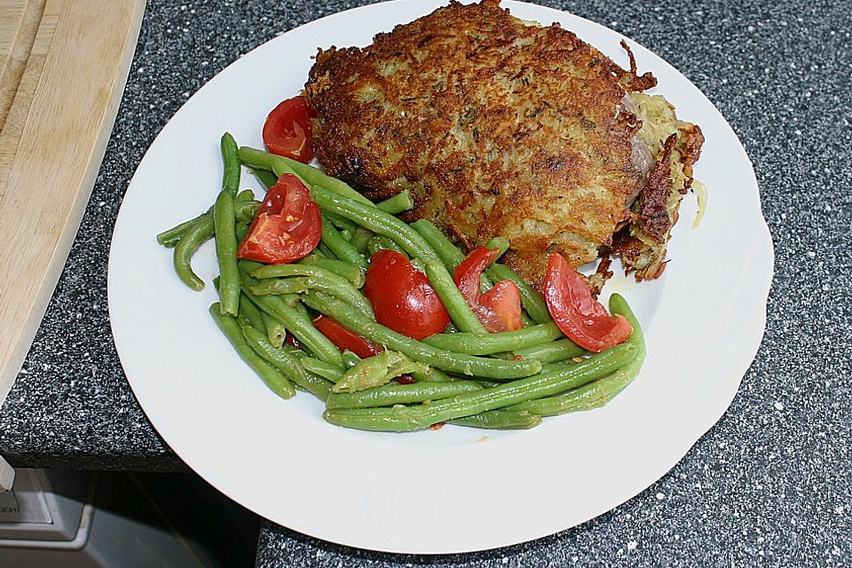 Rindersteak im Kartoffelmantel