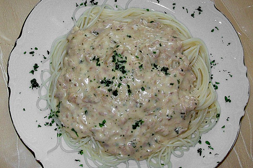 Spaghetti Thunfisch