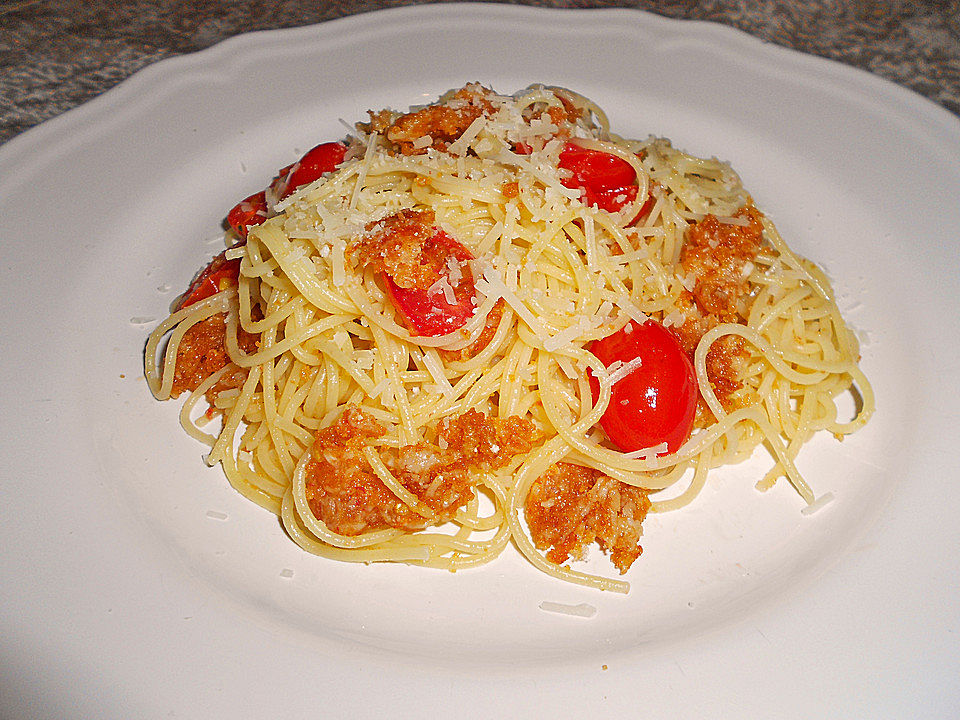 Spaghetti mit Kirschtomaten von keith_richards| Chefkoch