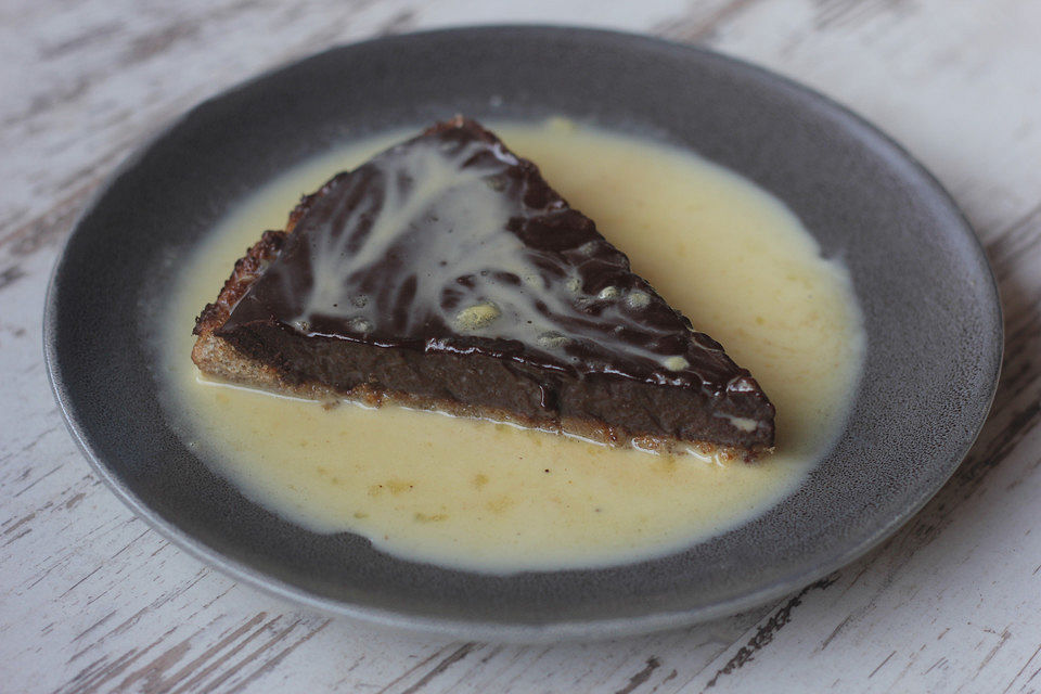 Extrem leckere Schokoladen Ganache Tarte