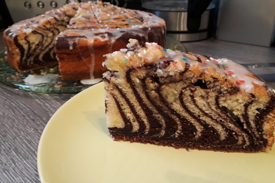 Zebra - Kuchen