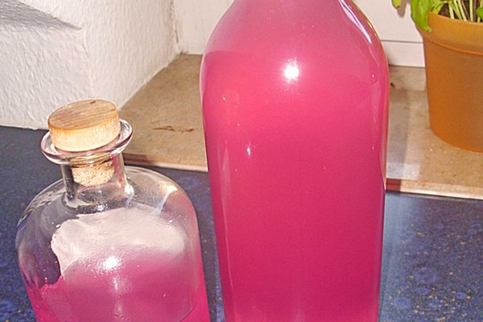 Lavendelsirup aus getrockneten Blüten