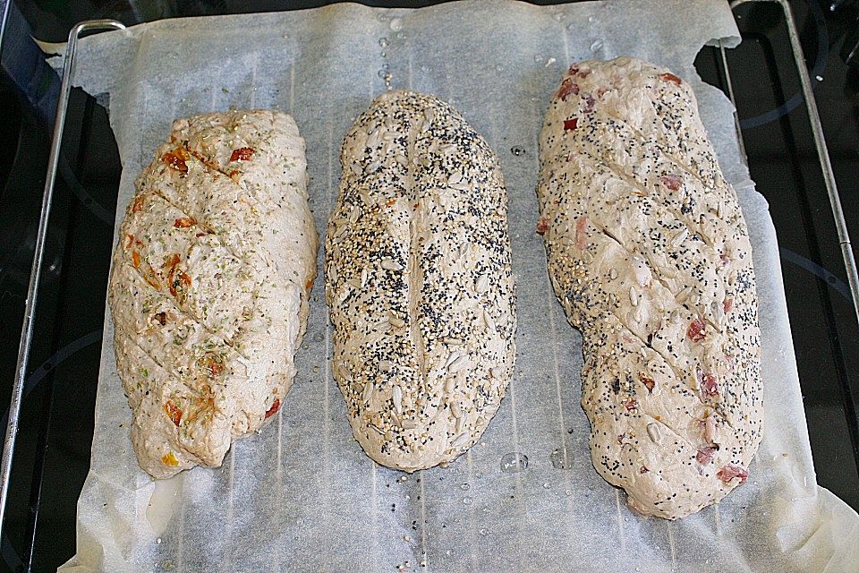 Dreierlei Partybrot