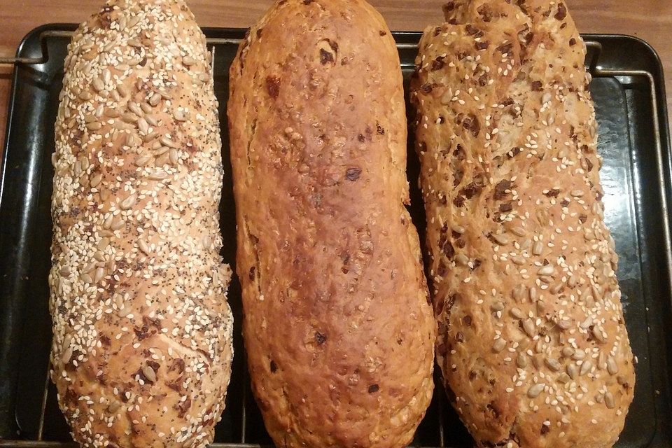 Dreierlei Partybrot