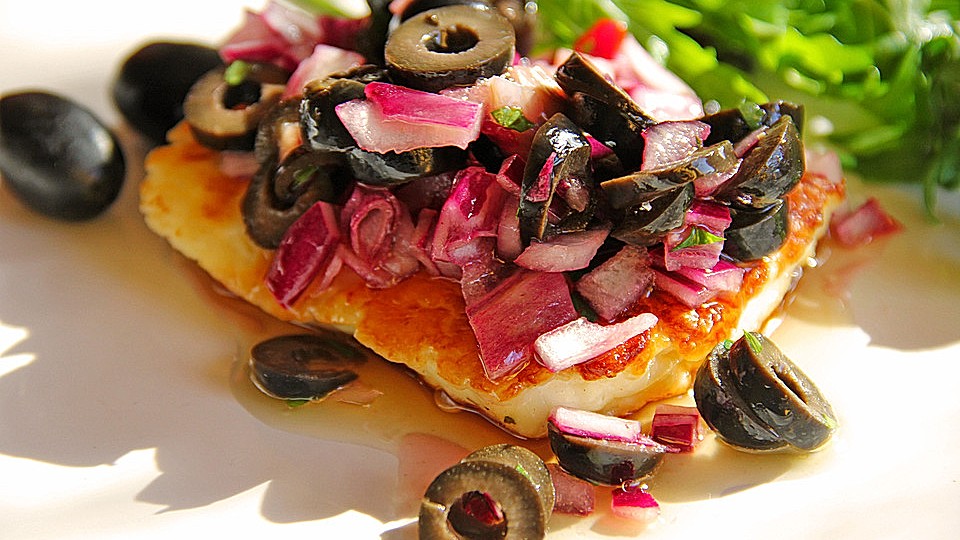 Halloumi mit Zitronensalsa von neriZ.
