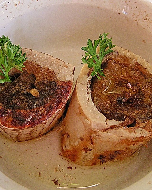 Geröstete Markknochen mit Petersiliensalat