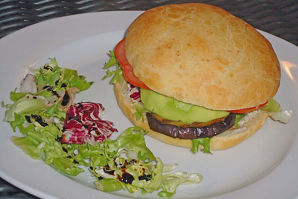 Hamburger Brötchen mit Parmesan