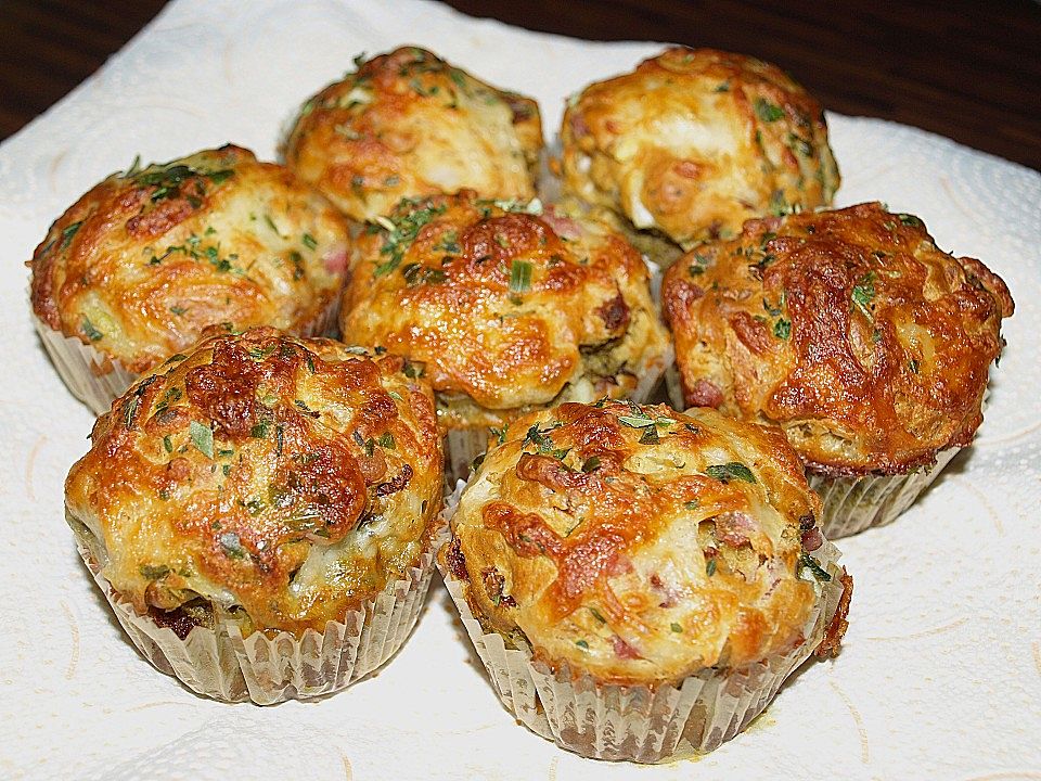 Gefüllte, deftige Muffins mit Tomate und Schinken von s_minchen| Chefkoch