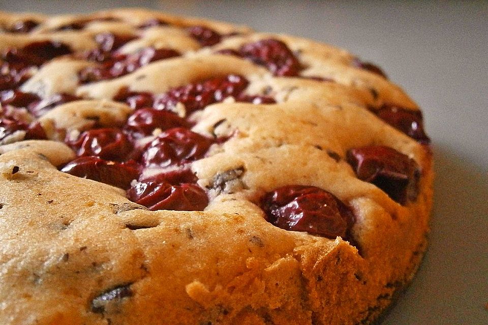 Stracciatella-Kirsch-Kuchen