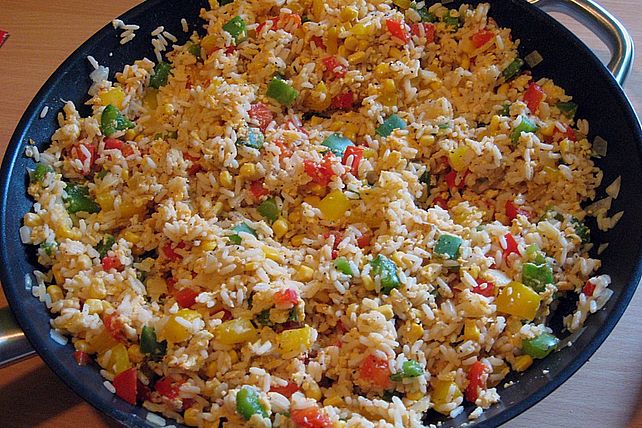 Gebratener Gemüsereis von morgain7| Chefkoch