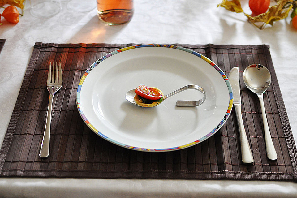 Spinat, Tomate - einmal anders Spinat, Tomate - einmal anders