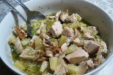 Wie man Hühnersalat für die Diät zubereitet Wie man Hühnersalat für die Diät zubereitet