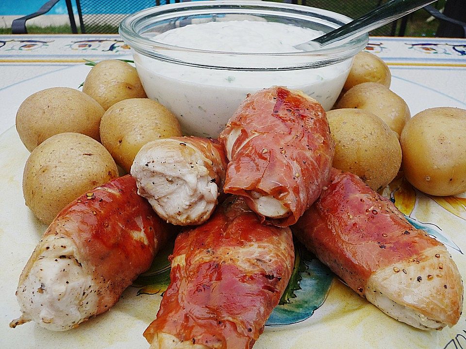 Hähnchenbrust mit frischen Kräutern und Parmaschinken von Corela1| Chefkoch