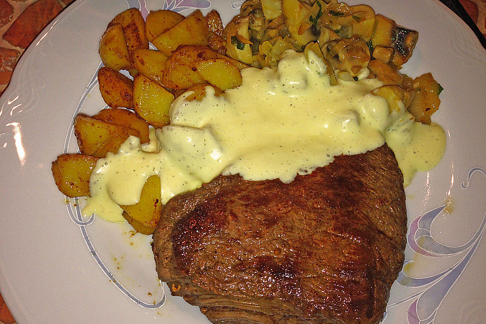 Bettys Filetsteaks mit Pfeffer-Hollandaise