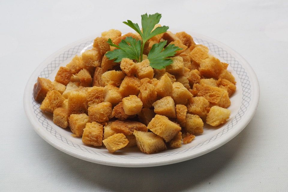 Croutons aus dem Backofen
