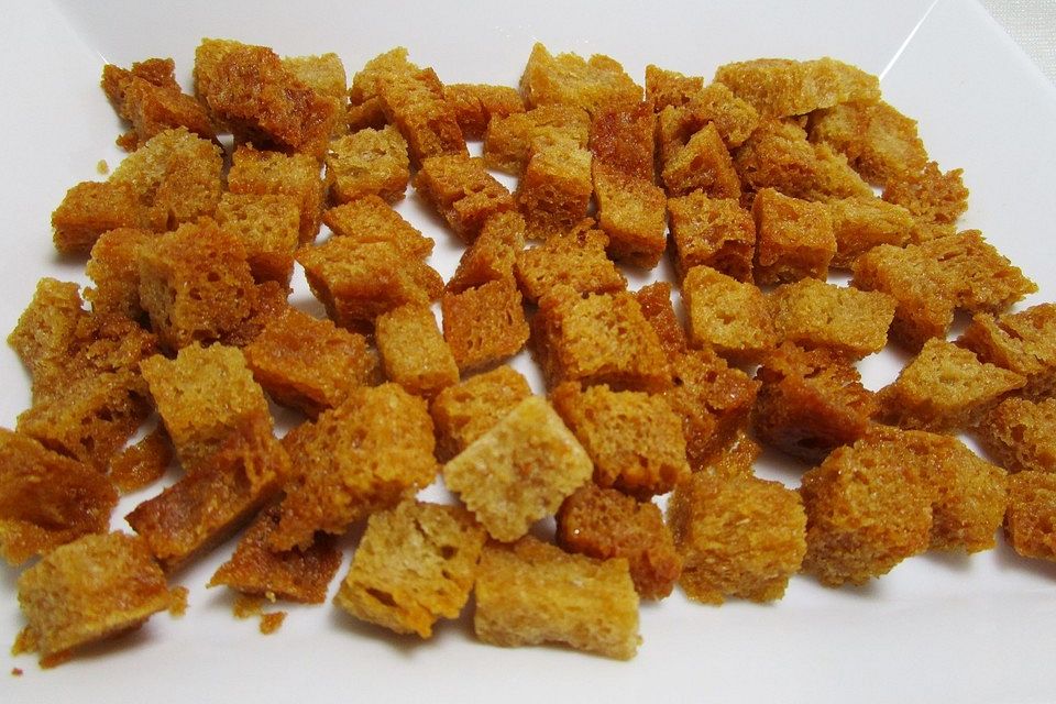 Croutons aus dem Backofen