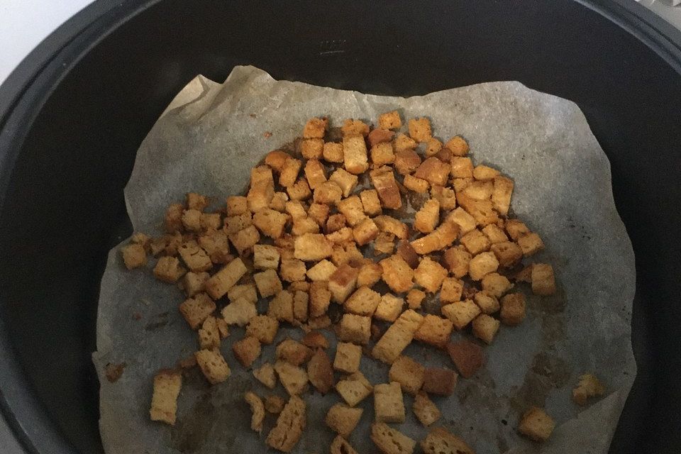 Croutons aus dem Backofen