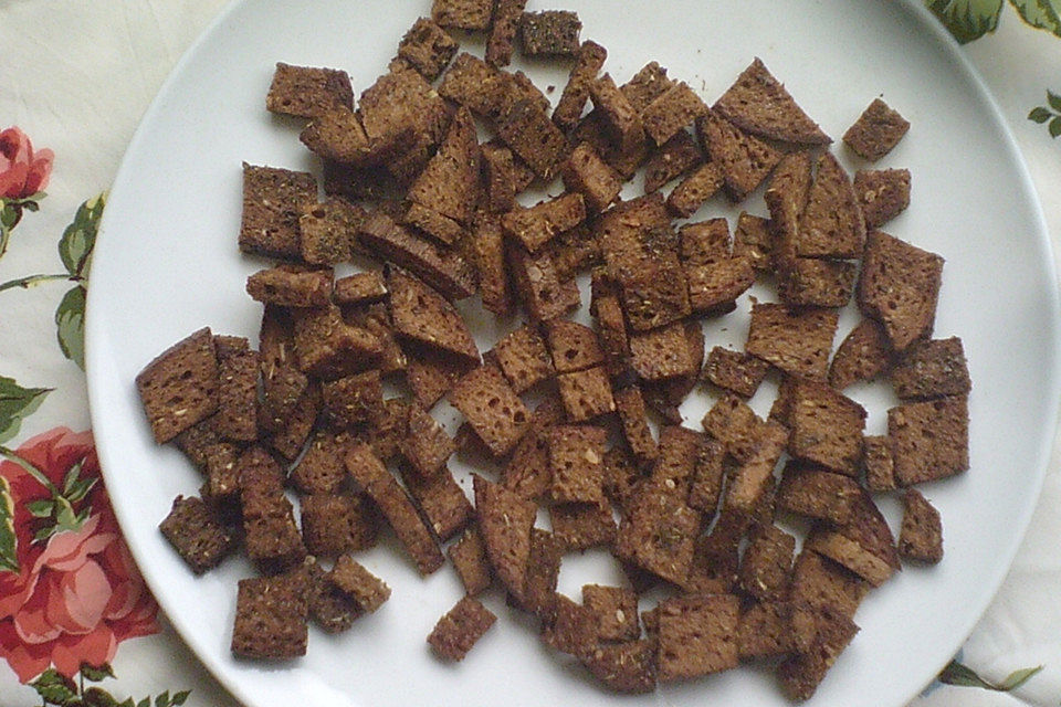 Croutons aus dem Backofen