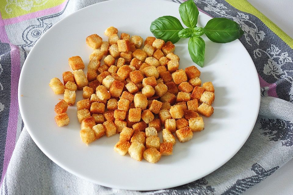 Croutons aus dem Backofen