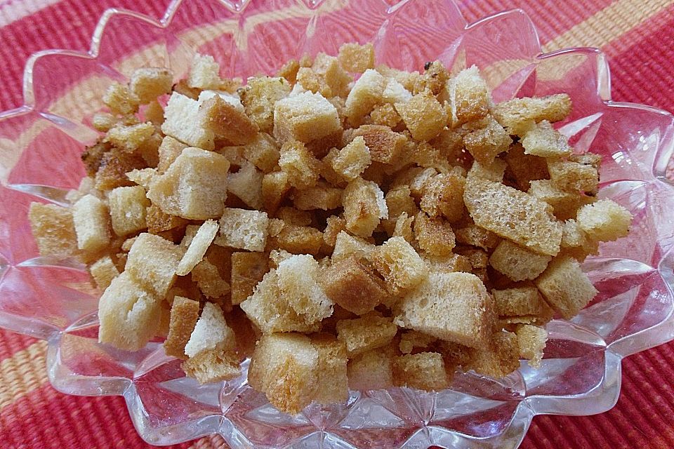 Croutons aus dem Backofen