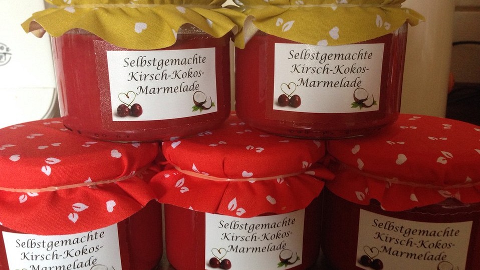 Kirsch-Kokos Marmelade von pusteblume083 Kirsch-Kokos Marmelade von pusteblume083