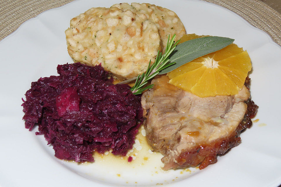 Glasierter Schweinebraten