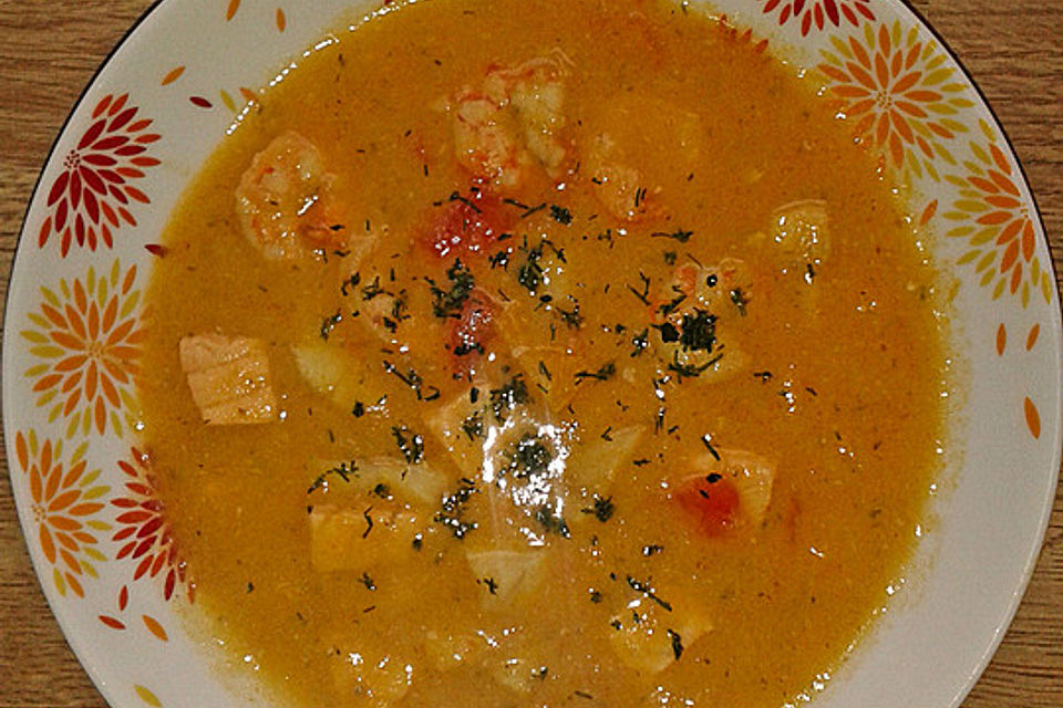 Mediterrane Fischsuppe