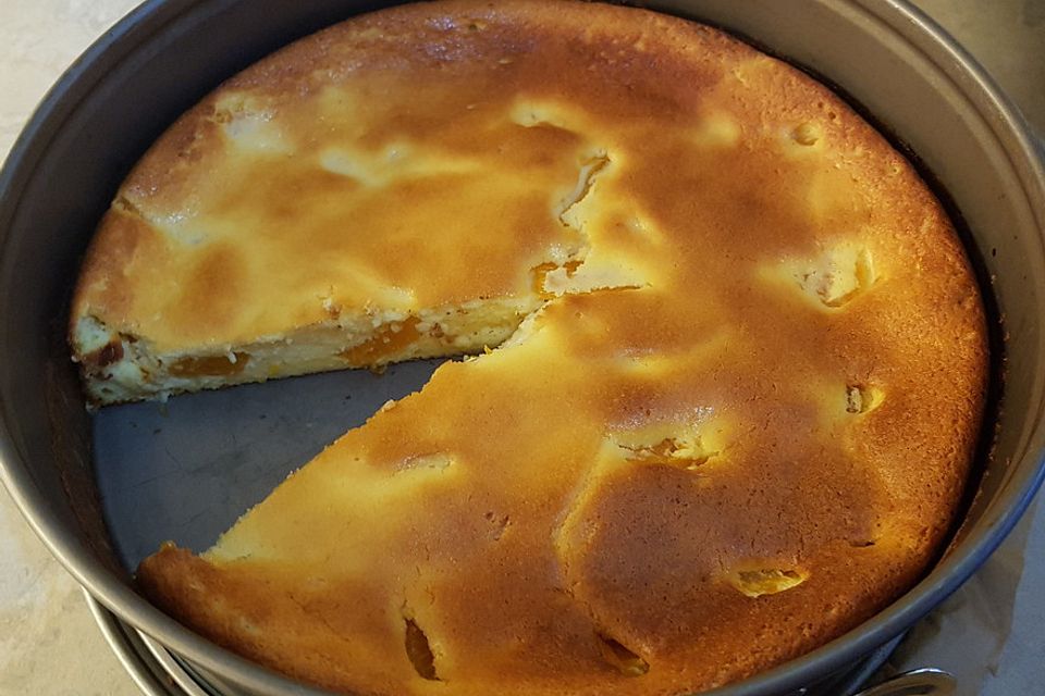 Pfälzer Käsekuchen ohne Boden