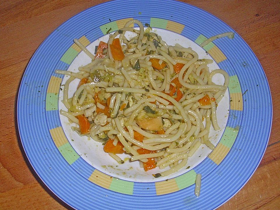 Schaumi-Familienrezept für Spaghetti mit einem leckeren Fleisch-Gemüse ...