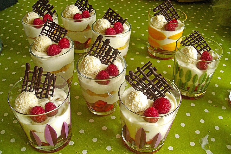 Joghurt-Quark Creme mit Erdbeeren