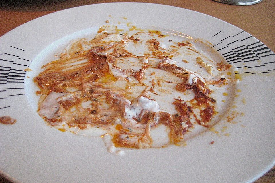 Hühnchen-Iskender Filiz' Art