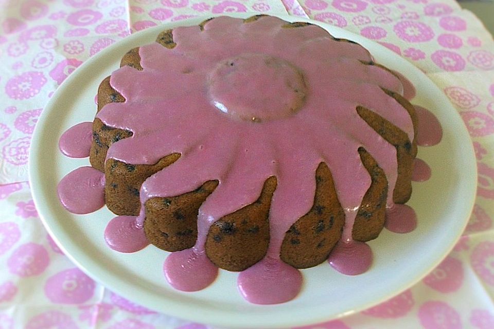 Zitronen-Blaubeer Kuchen