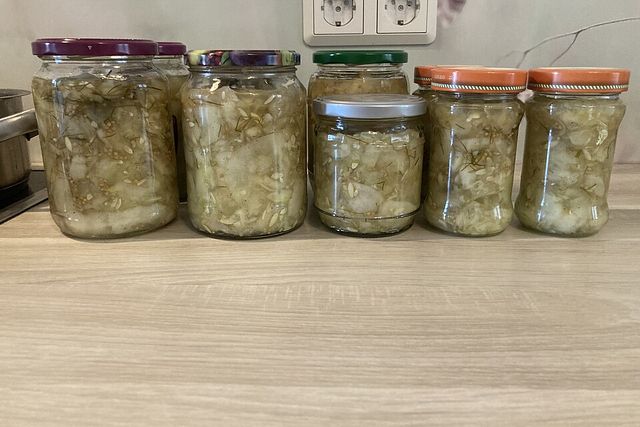 Eingelegte Salatgurke von Hobbykochen