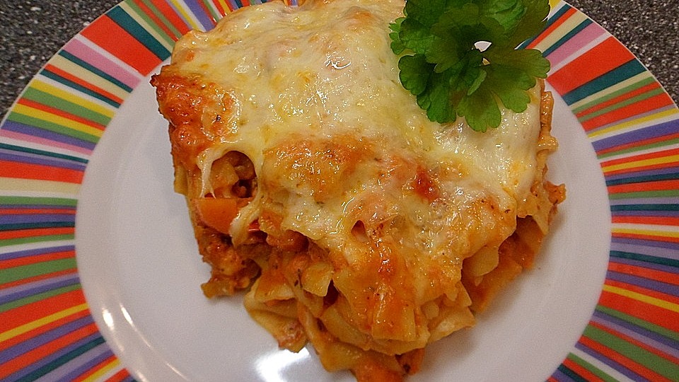 Nudel Tomatenauflauf Mit Hahnchenbrustfilet Von Kochmum Chefkoch