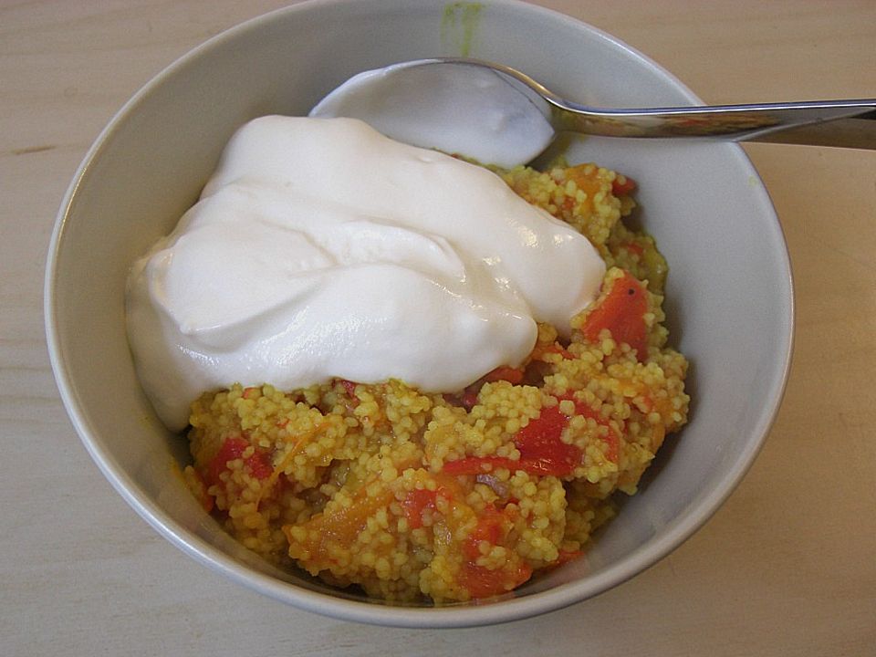 Süßscharfes Paprikacurry mit Couscous von anna--banana| Chefkoch
