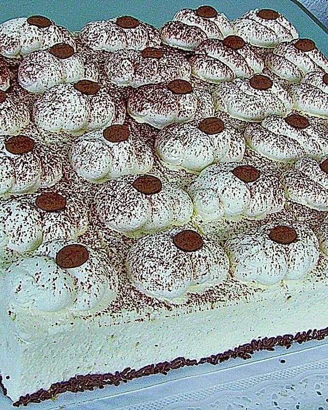 Cappuccino Sahnecreme-Torte