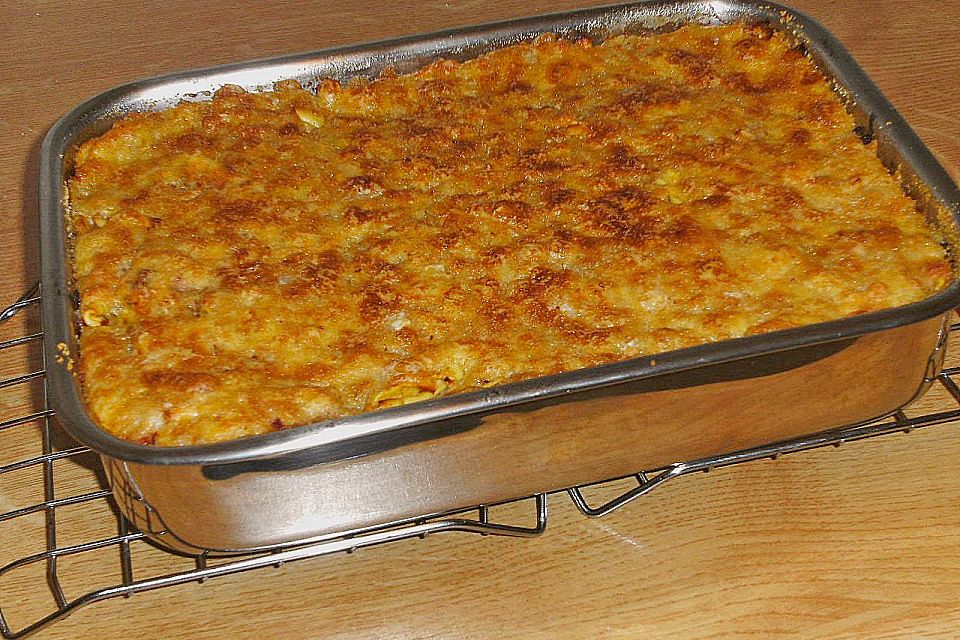 Spinatlasagne, extra nudelig mit Ziegekäse-Knusperkruste