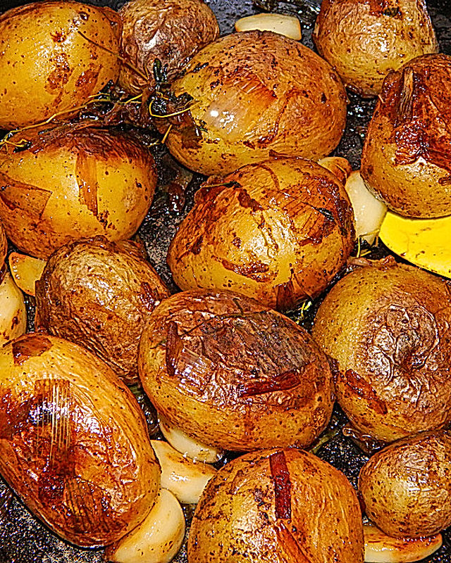 Kartoffel-Knoblauchpfanne