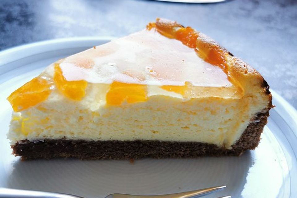 Quarkkuchen mit Mandarinen