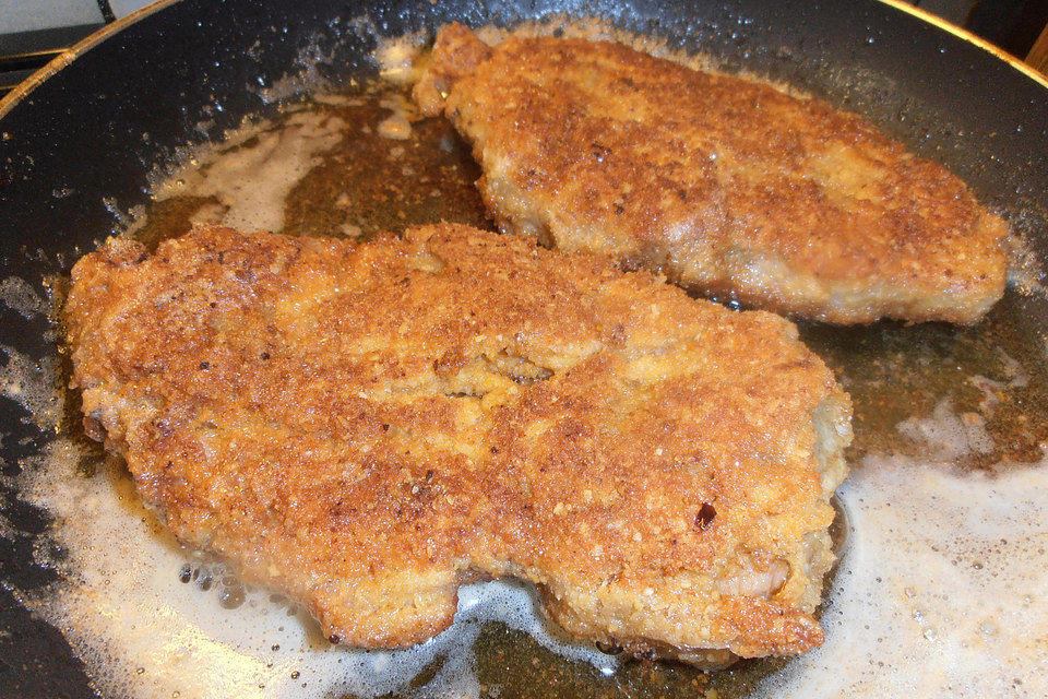 Schnitzel aus Schweinefilet - Wiener Art