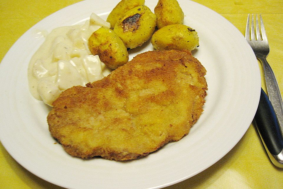 Schnitzel aus Schweinefilet - Wiener Art