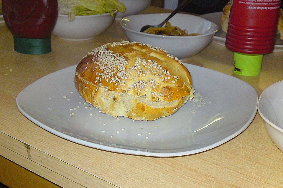 XXL-Hamburgerbrötchen