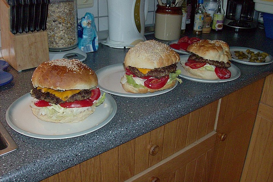 XXL-Hamburgerbrötchen