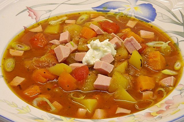 Dannys leckere Kartoffelsuppe mit Fleischwurst von danny1979| Chefkoch