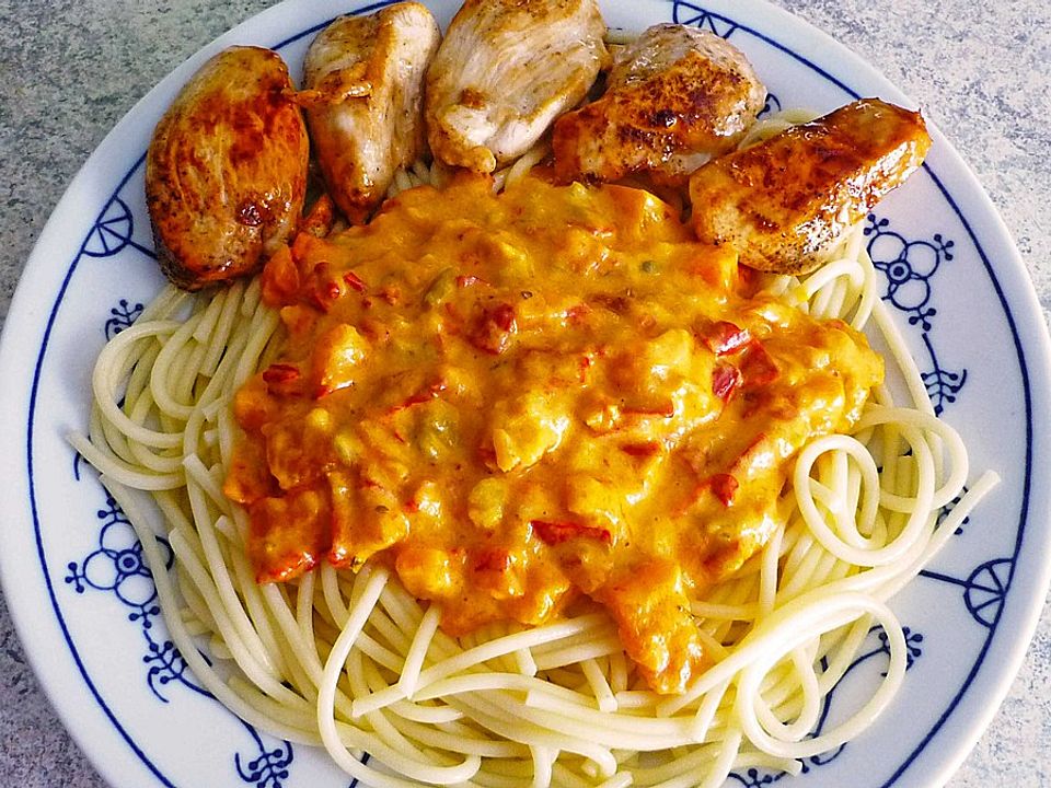 Spaghettini mit Gemüse-Mascarpone-Sauce von rolemi| Chefkoch